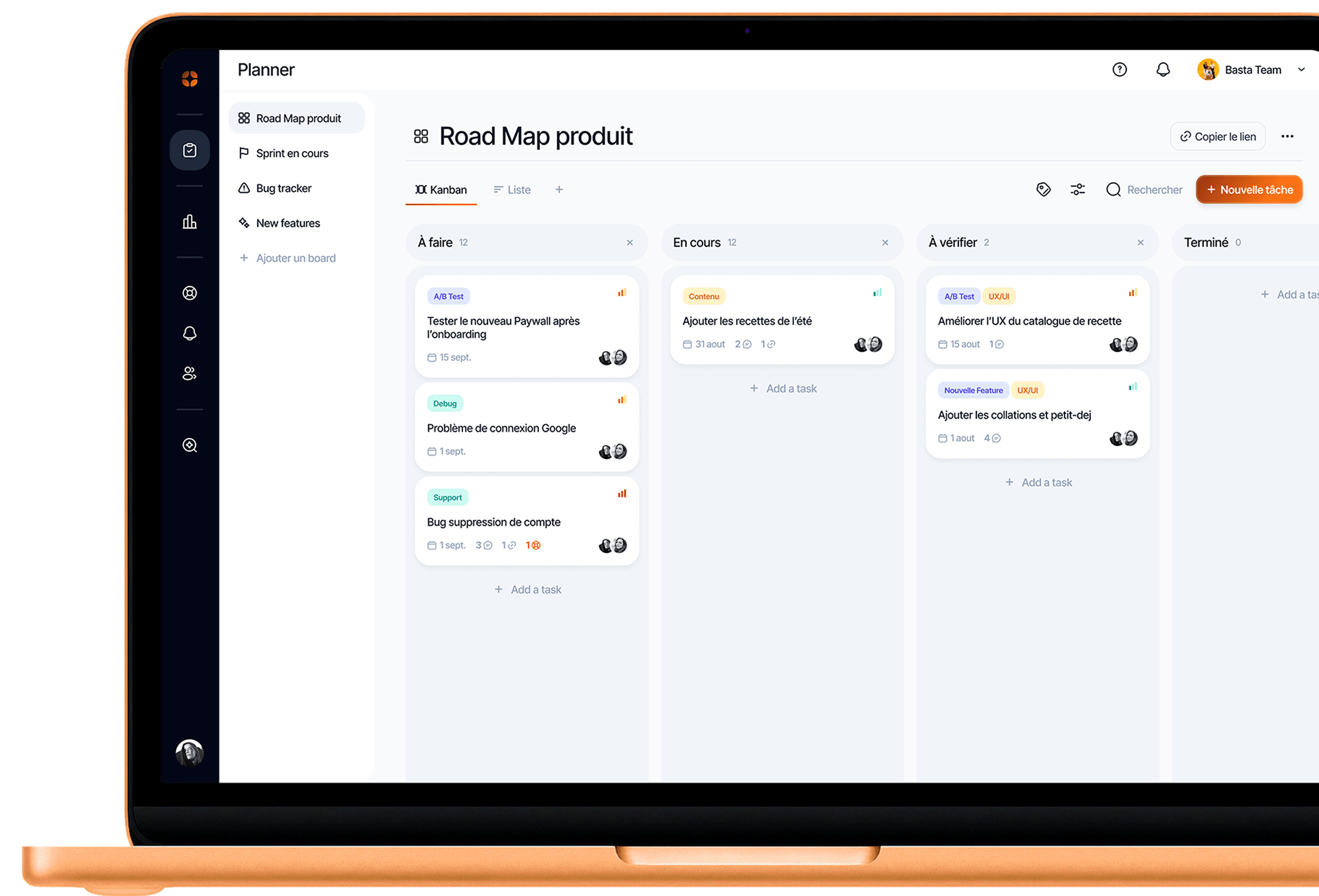 Le dashboard analytics d’appwin